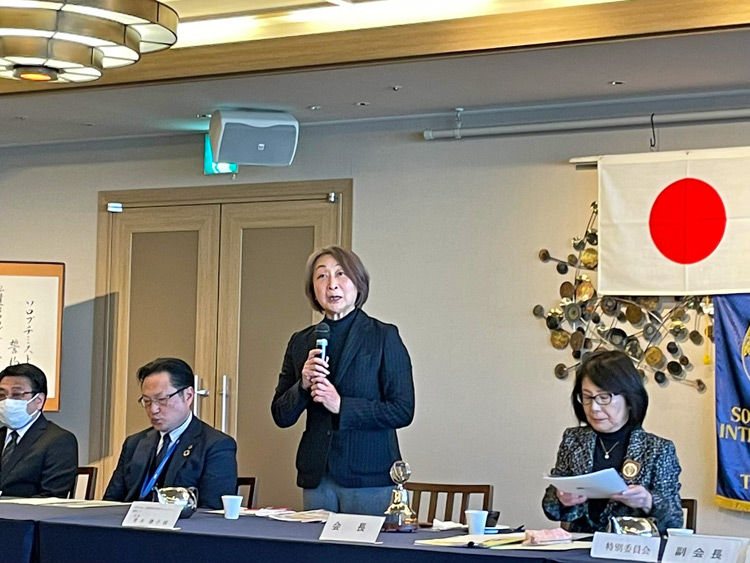 ソロプチミスト日本財団クラブ贈呈式を開催