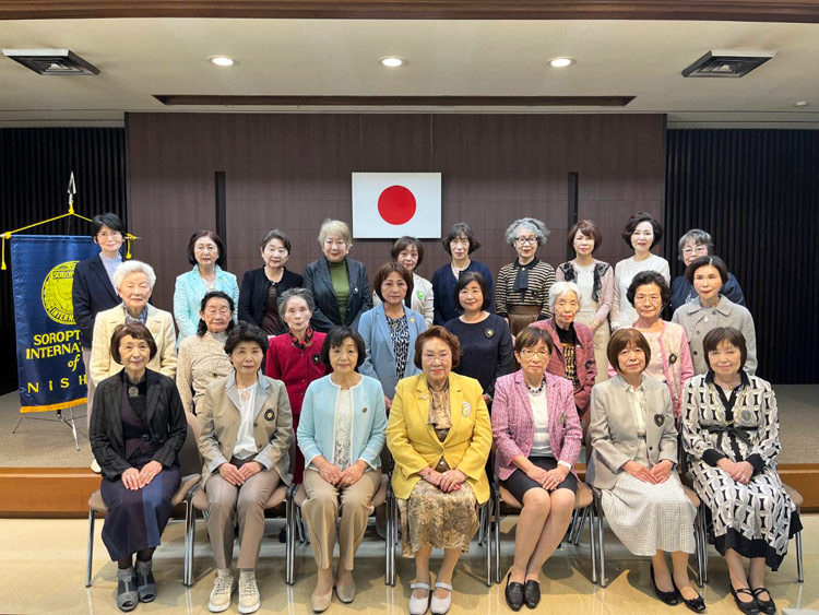 4月例会に廣田ガバナーを迎えて