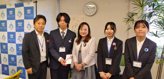 長野社会ふくし専門学校へ支援金贈呈