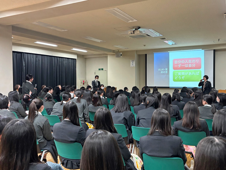 文化学園長野高等学校へ出前講座を開催